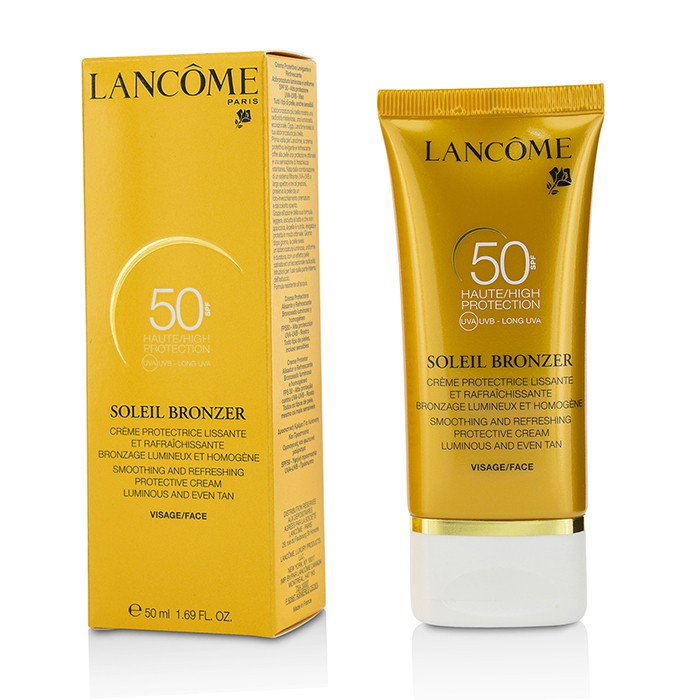 Крем-молочко Lancome с SPF 50 для защиты и равномерного загара, 50 мл