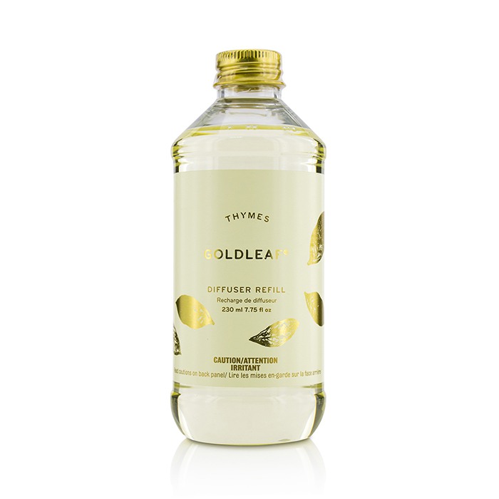 Перезаправка для диффузора Thymes Goldleaf 230 мл - аромат зеленого кассия, ландыша и кедра для уюта в вашем доме