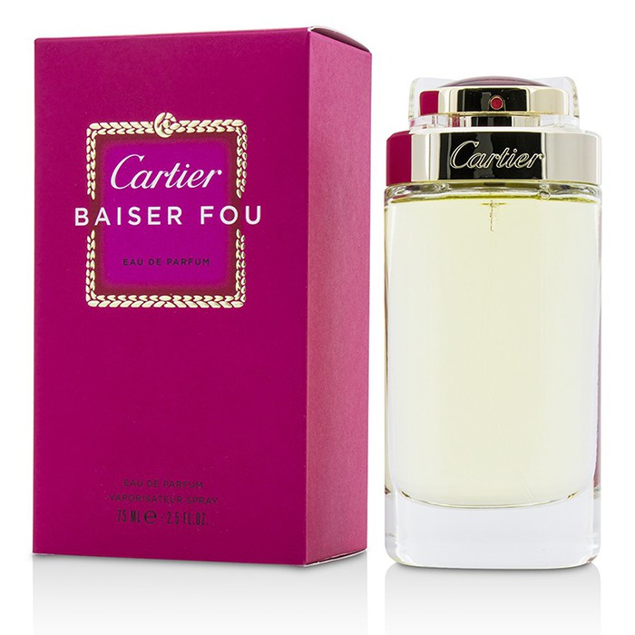 Cartier Baiser Fou парфюмированный спрей 75 мл — цветочно-фруктовый аромат с нотами малины и орхидеи