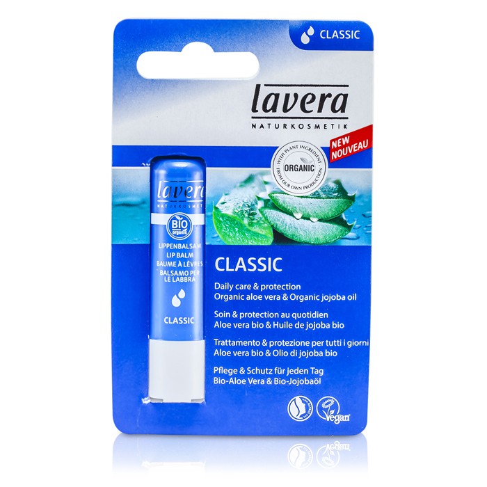 Lavera бальзам для губ с экстрактом алоэ вера и маслом жожоба 4.5 г