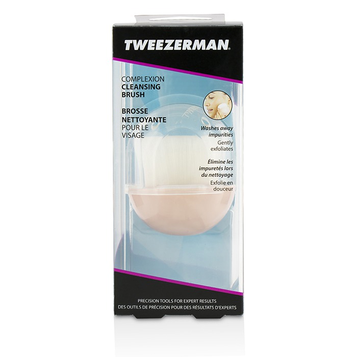 Очищающая щетка для лица Tweezerman с мягкими щетинками для глубокого очищения, 1 шт.