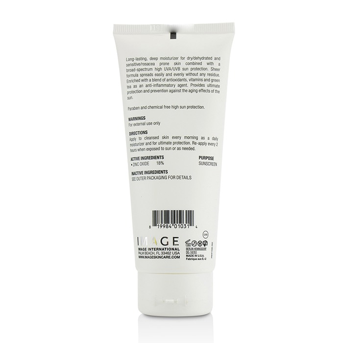 Крем для лица увлажняющий с оксидом цинка для защиты от солнца SPF30, 91 г