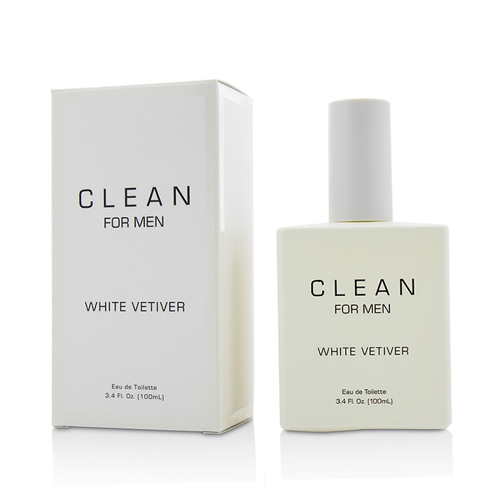 туалетная вода для мужчин Clean White Vetiver с нотами бергамота и ветивера, 100 мл