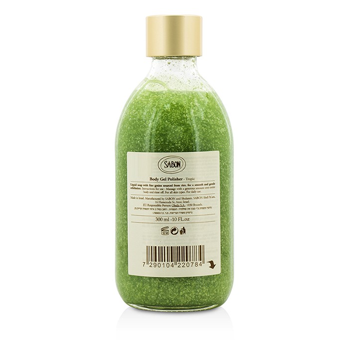 Очищающий гель-пиллинг для тела Sabon Tropic с экстрактом риса, 300 мл