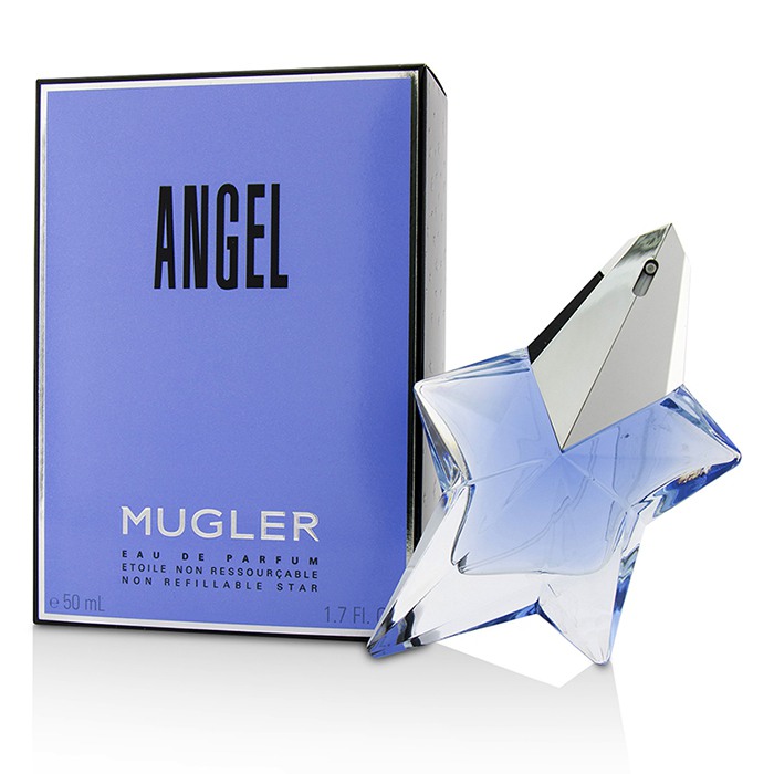 Thierry Mugler Angel Eau de Parfum 50 мл — восточный древесный аромат для женщин с нотами фруктов, ванили и сандалового дерева