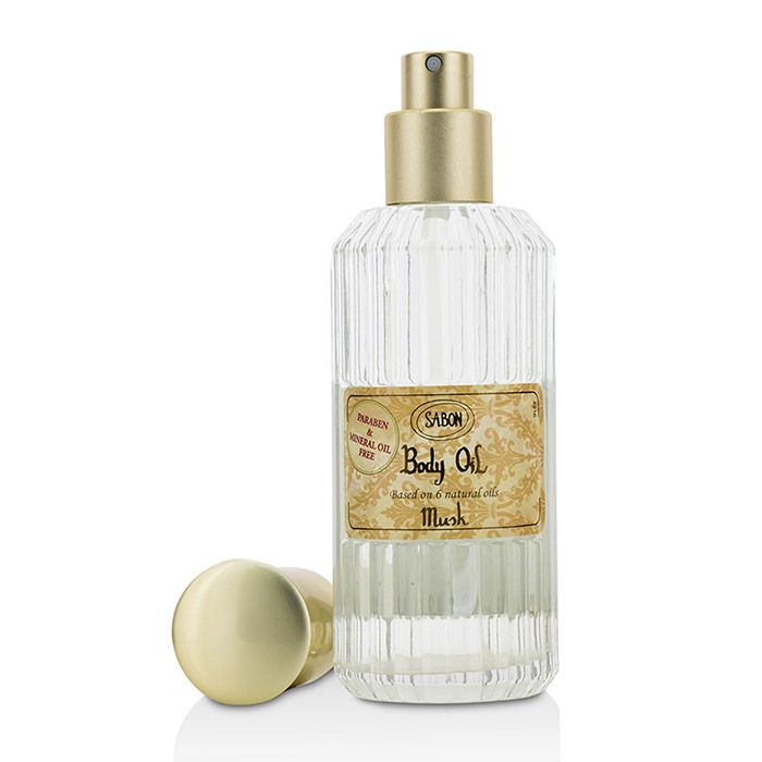 Масло для тела с мускусом Sabon 100 мл — увлажняющее и питательное для мягкой и бархатистой кожи