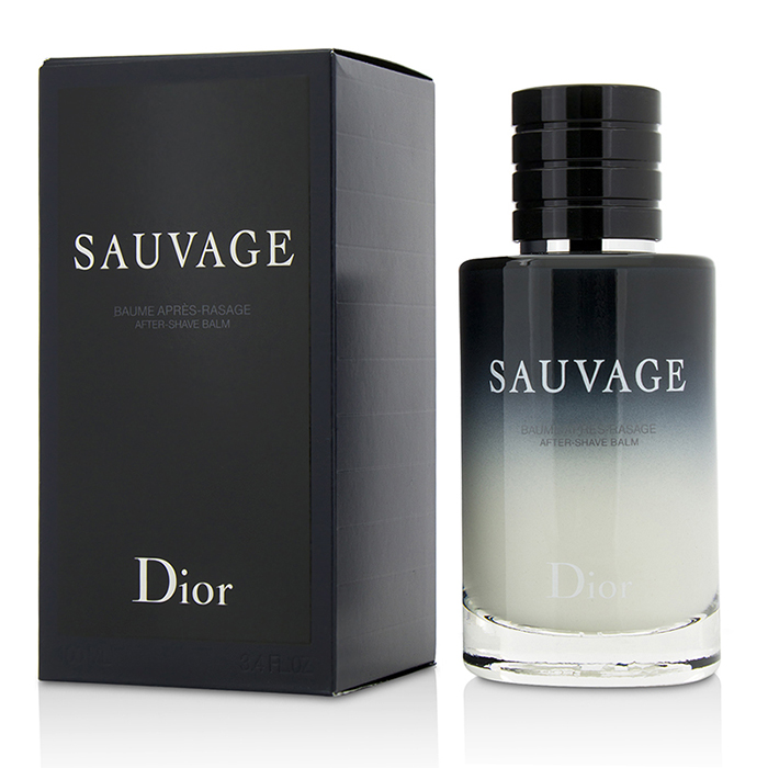 Christian Dior Sauvage бальзам после бритья 100 мл для всех типов кожи, с увлажняющими компонентами и легким ароматом