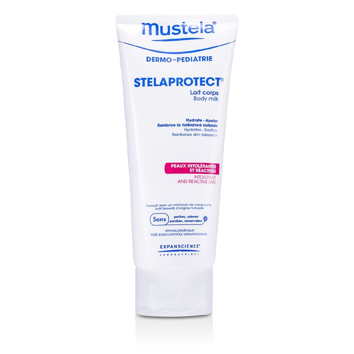 Увлажняющее молоко для тела Mustela Stelaprotect с комплексом авокадо для чувствительной кожи 200 мл
