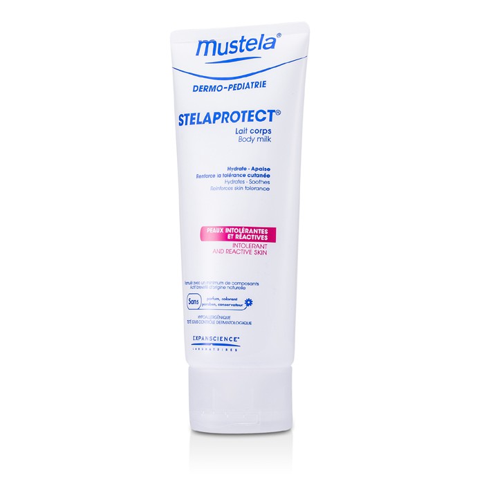 Увлажняющее молоко для тела Mustela Stelaprotect с комплексом авокадо для чувствительной кожи 200 мл