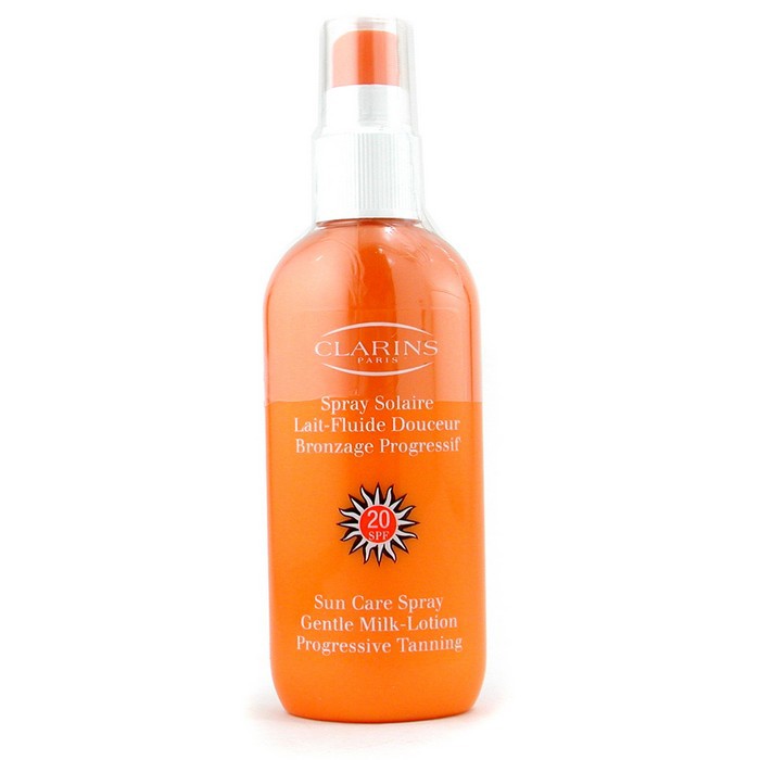 Молочко для загара Clarins с SPF 20 для всех типов кожи, 150 мл