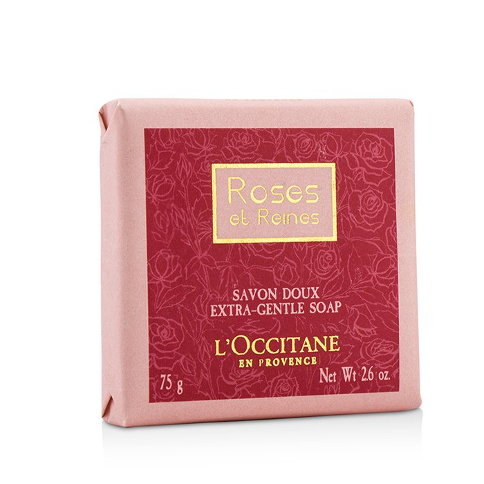 Мыло для рук и тела L'Occitane с розовой водой и экстрактом роз, 75 г