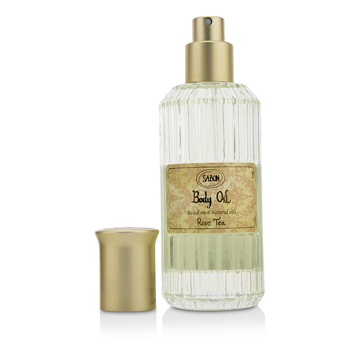 Увлажняющее масло для тела с ароматом чайной розы Sabon, 100 мл