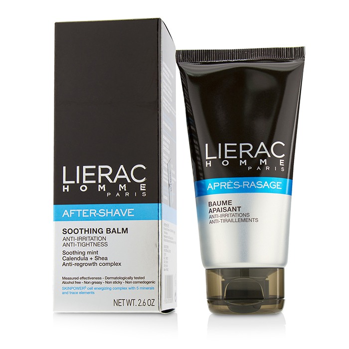 Бальзам после бритья Lierac Homme с экстрактом мяты и календулы, 75 мл