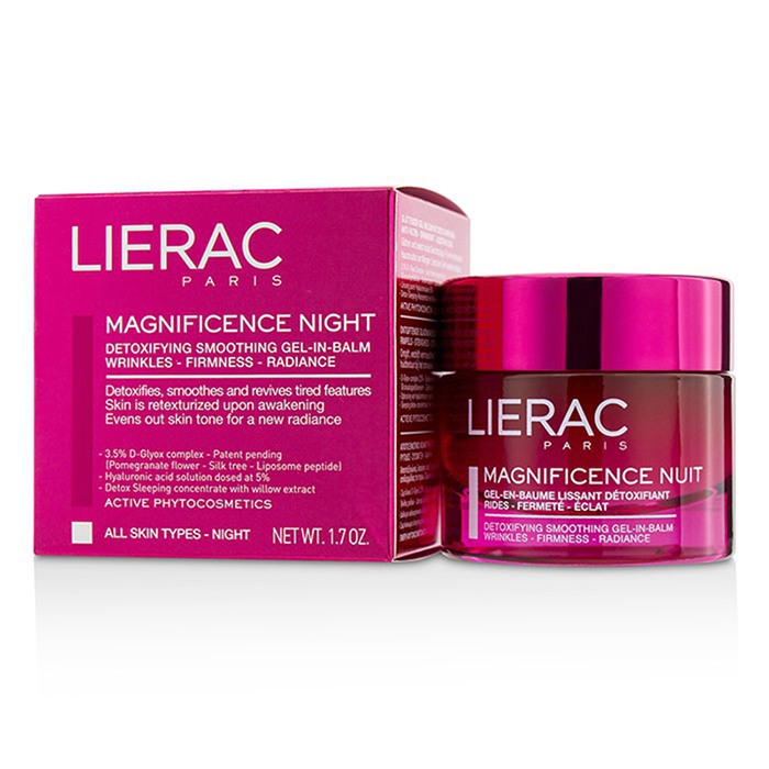 Гель-крем Lierac Magnificence ночной с гиалуроновой кислотой для лица 50 мл