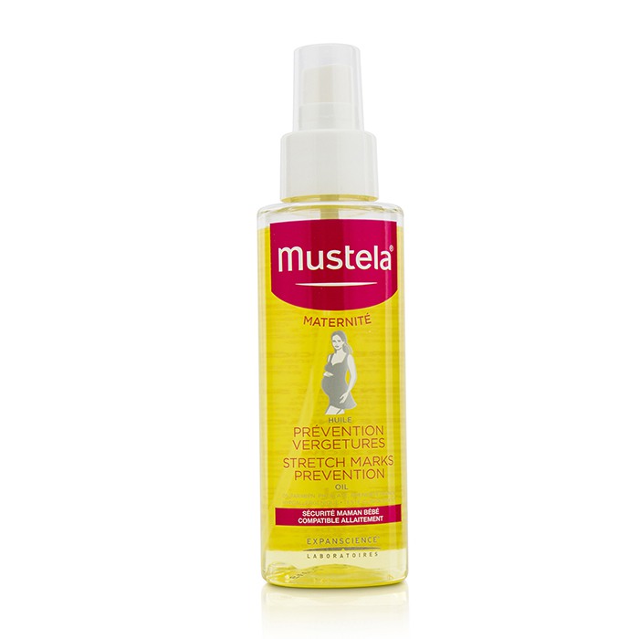 Масло для предотвращения растяжек Mustela с лукеолом, 105 мл