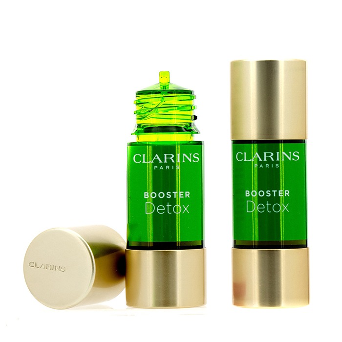 Clarins детокс-усилитель с экстрактом зеленого кофе для лица, 2x15 мл