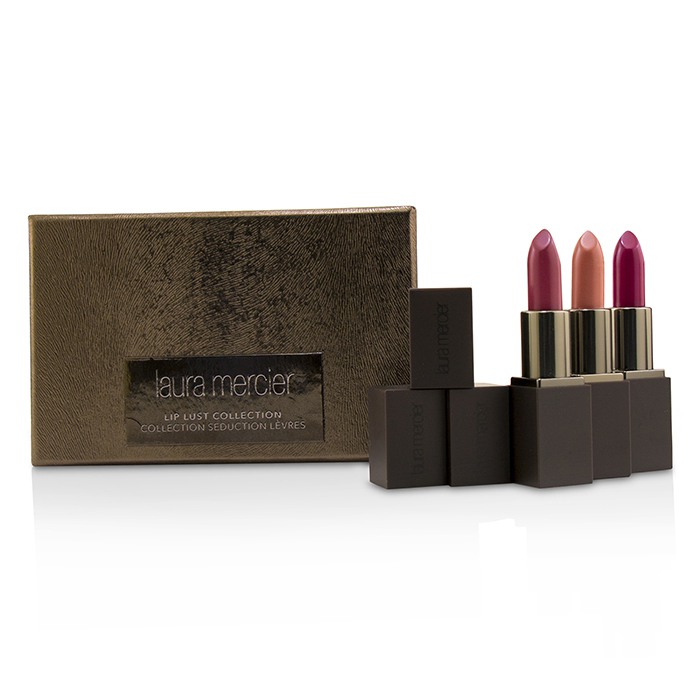 Набор миниатюрных помад с праймером для губ, 3 оттенка, 3х2.75 г от Laura Mercier