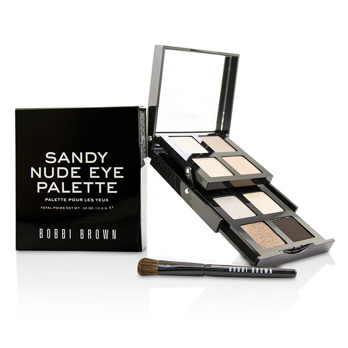Палетка теней для век Bobbi Brown Sandy Nude 10.8 г — 8 оттенков для дневного и вечернего макияжа