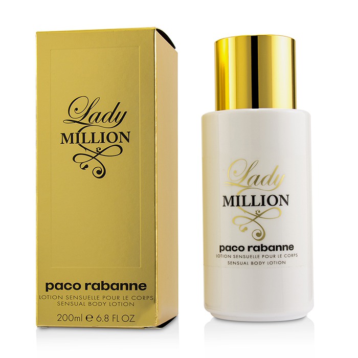 Лосьон для тела Paco Rabanne Lady Million с питательными компонентами, 200 мл