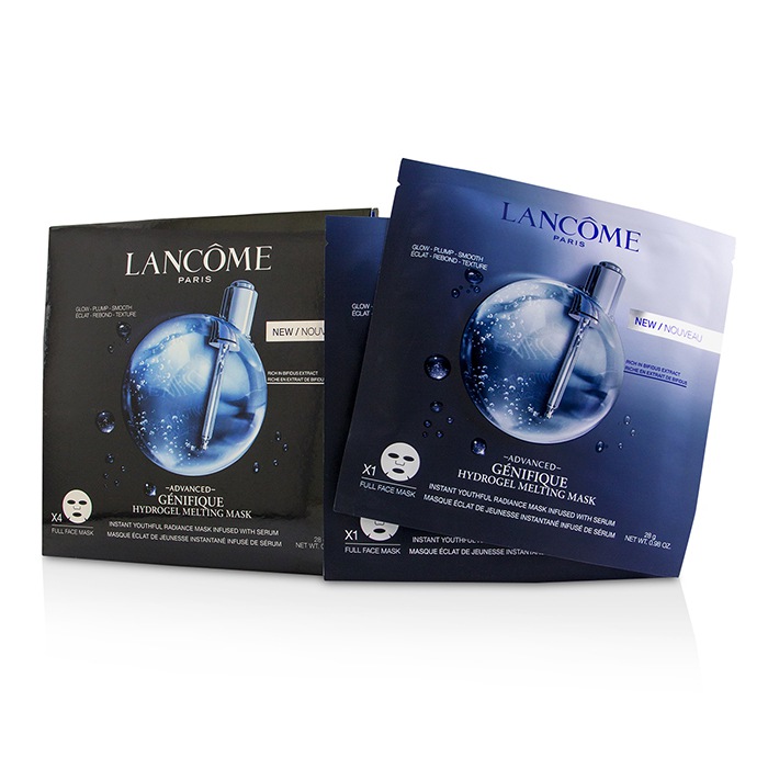 Гидрогелевая маска с экстрактом бифидобактерий для лица Lancome Genifique, 4 шт.