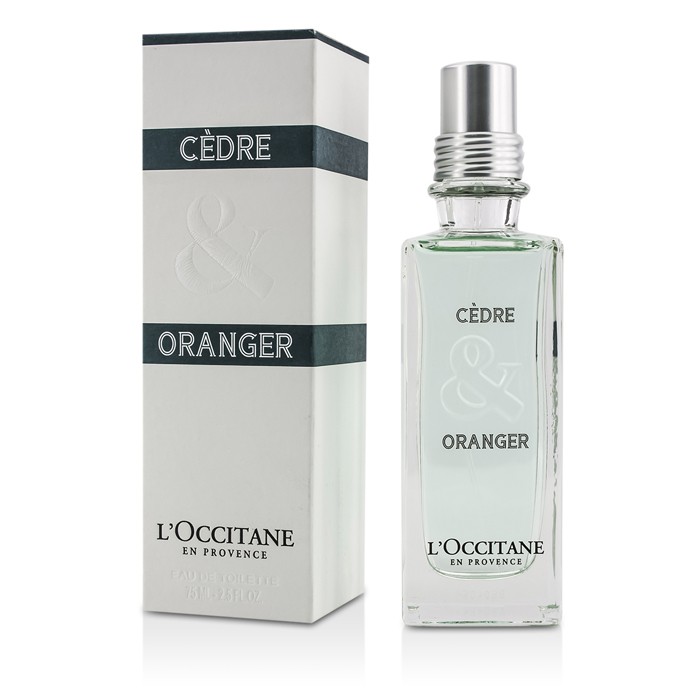 L'Occitane цедровый и апельсиновый туалетный спрей для мужчин, 75 мл