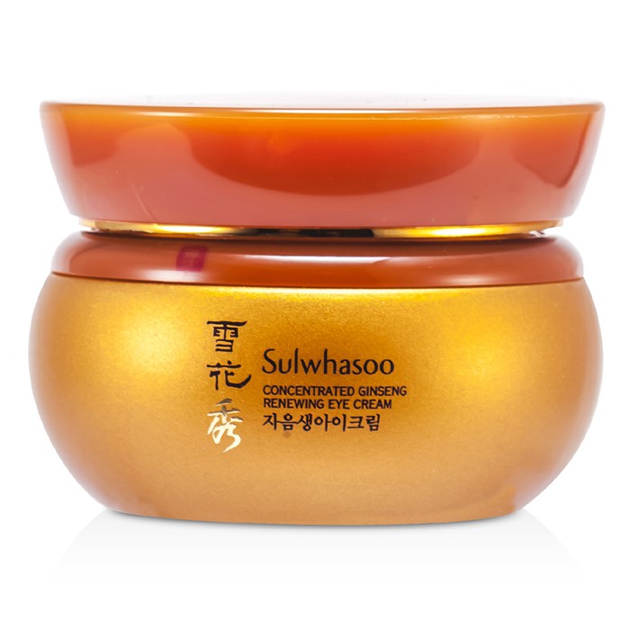 Крем для век с женьшенем Sulwhasoo, 25 мл — для ухода за кожей вокруг глаз, увлажняет и уменьшает морщины.