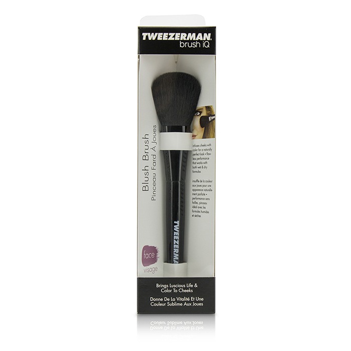 Кисть для румян Tweezerman с мягкими волокнами Natrafil® для создания естественного румянца
