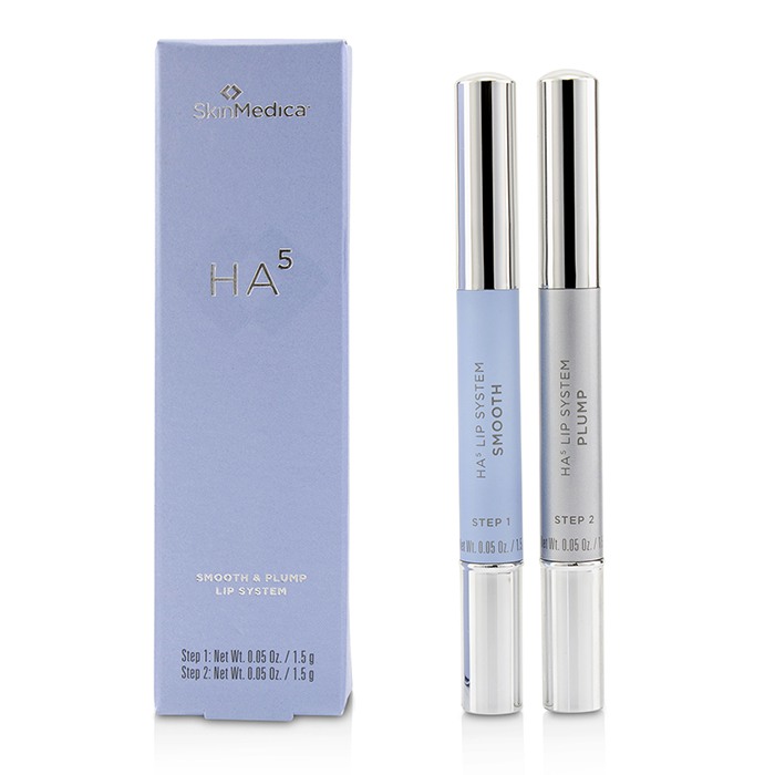 Skin Medica система для губ HA5: увлажняющий бальзам и формула для объема, 2x1.5g