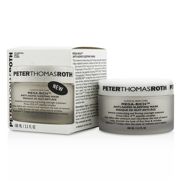 Ночная маска для лица Peter Thomas Roth с пептидами и алоэ вера, 100 мл