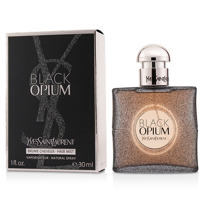 Yves Saint Laurent спрей для волос Black Opium с аргановым маслом, 30 мл