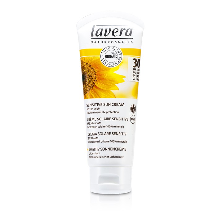 крем для лица Lavera с SPF 30 для чувствительной кожи, 75 мл