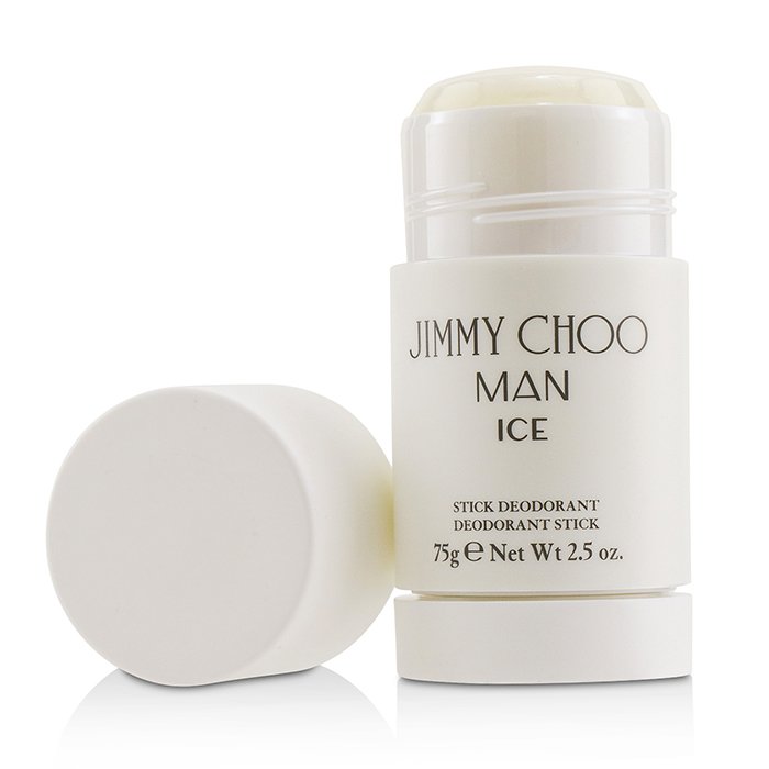 Дезодорант-стик Jimmy Choo Man Ice, 75 г — надежная защита от запаха и влаги с изысканным ароматом.