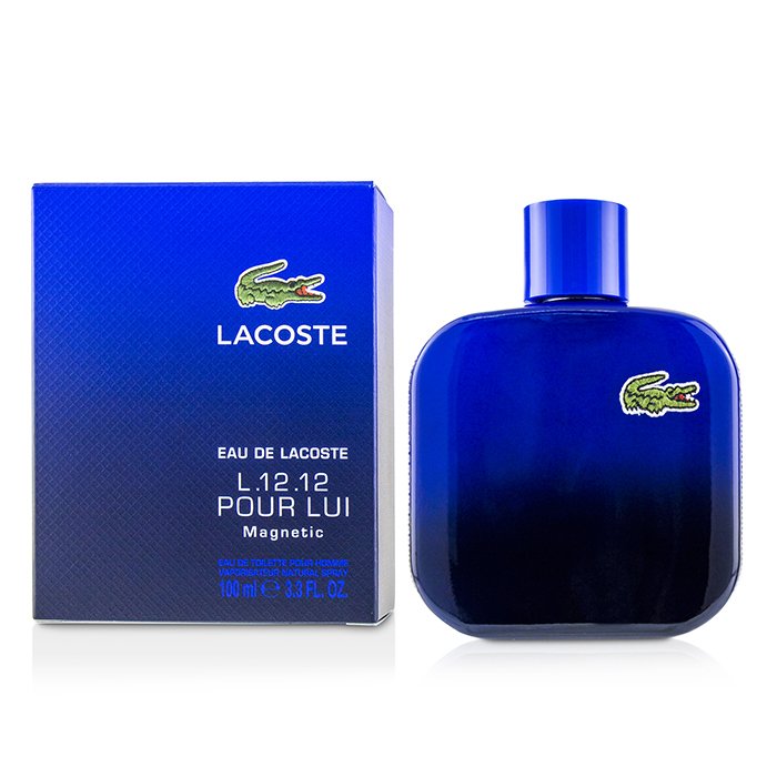Lacoste L.12.12 Magnetic туалетная вода для мужчин, 100 мл — свежий и пряный аромат для уверенного стиля