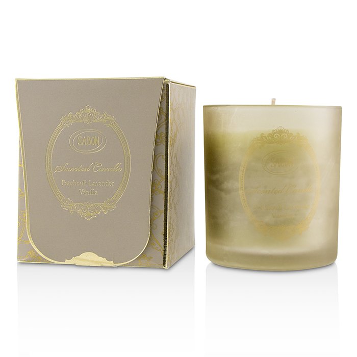 Свеча ароматическая Sabon с пачули, лавандой и ванилью, 250 г