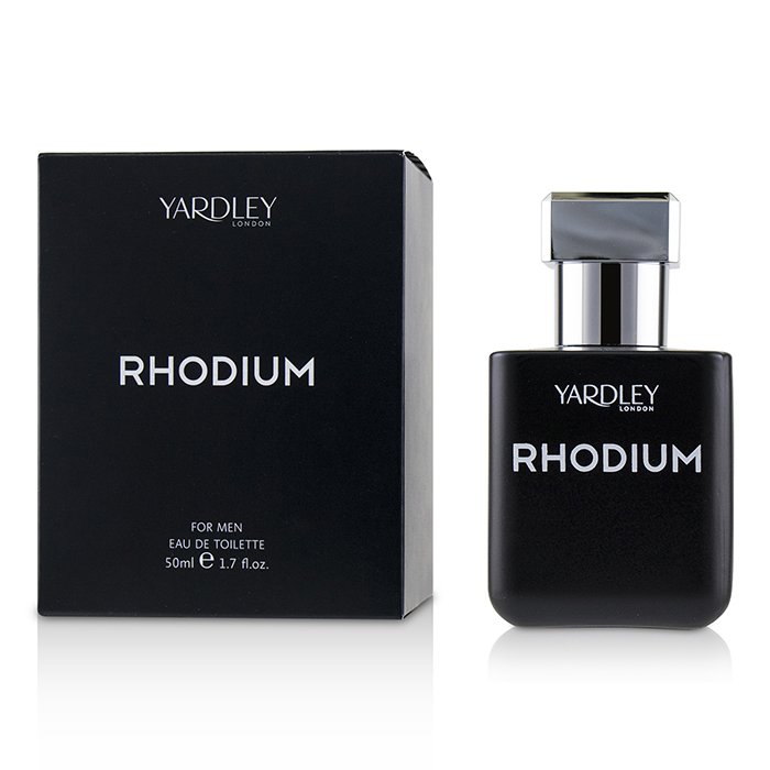 Парфюмированная туалетная вода Yardley London Rhodium, 50 мл для мужчин, фужерный аромат с зеленым яблоком и бергамотом