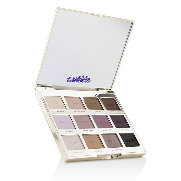 Палитра матовых теней для век Tartelette с амазонской глиной, 12×1.5 г