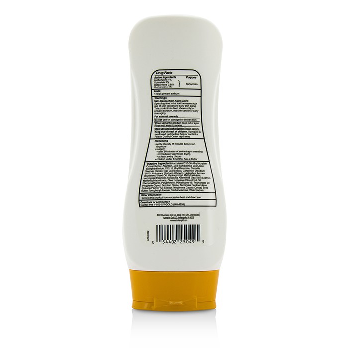Лосьон для загара Australian Gold SPF 8 с алоэ вера, 237 мл