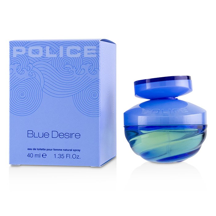 Парфюмерная вода Police Blue Desire 40 мл — древесно-цветочный аромат для женщин с нотами лимона и жасмина