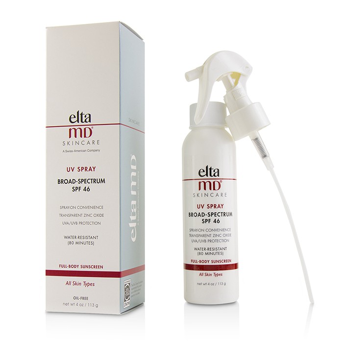 Солнцезащитный спрей EltaMD для всего тела SPF 46, 113 г — водостойкая защита от UVA/UVB для всех типов кожи