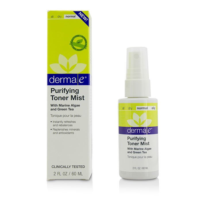 Очищающий тонер-спрей Derma E с Kimarine® Wakame для лица, 60 мл