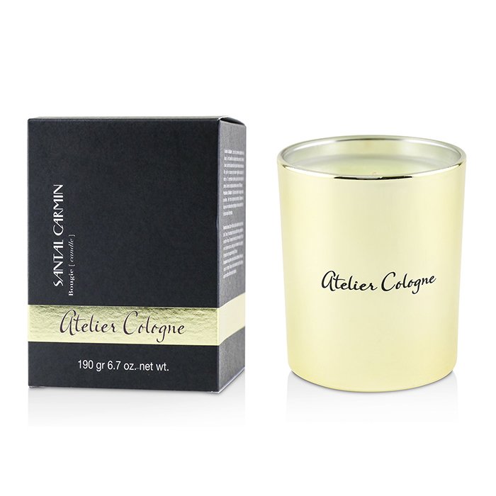 Свеча ароматическая Atelier Cologne Santal Carmin сандаловое дерево 190 г