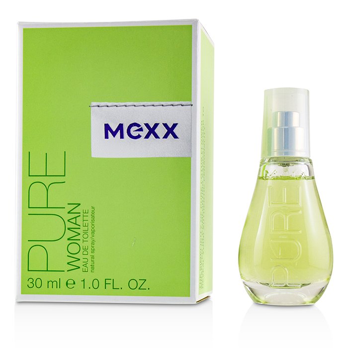 Mexx Pure туалетная вода 30 мл — аромат с кардамоном, томатными листьями и древесными нотами для современных женщин