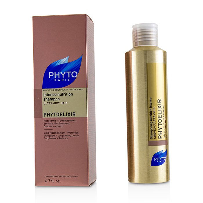 Шампунь для интенсивного питания Phytoelixir с маслом макадамии для сухих волос, 200 мл