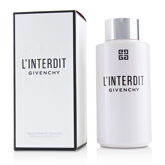 Givenchy L'Interdit масляный гель для душа 200 мл с увлажняющим эффектом для всех типов кожи