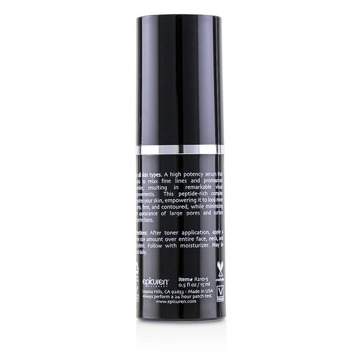 Сыворотка Epicuren Bio Peptide Complex для лица, 15 мл — антивозрастное средство с пептидами для уменьшения морщин и пор