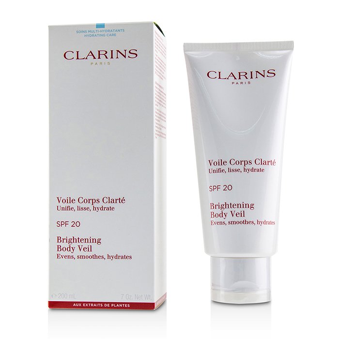 Clarins Увлажняющий крем для тела с SPF 20 и осветляющими экстрактами, 200 мл