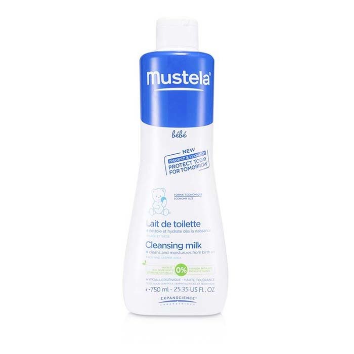 Очищающее молочко Mustela с авокадо для детей, 750 мл