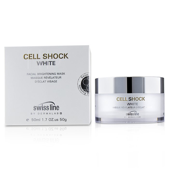 Крем-маска для лица Swissline Cell Shock White с осветляющим эффектом, 50 мл