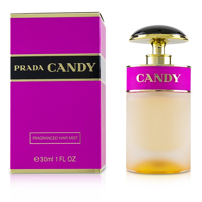 Парфюмированный спрей для волос Prada Candy, 30 мл — защита, уход и изысканный аромат для всех типов волос.