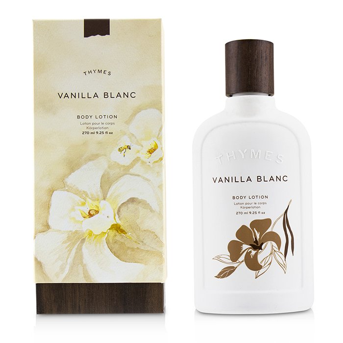 Brand: ThymesOld Name: Vanilla Blanc Body LotionSize: 270ml/9.25ozDescription: Погрузитесь в мир уюта и заботы с увлажняющим лосьоном для тела от Thymes с нежным ванильным ароматом. Этот легкий и быстро впитывающийся крем идеально подходит для всех типов 